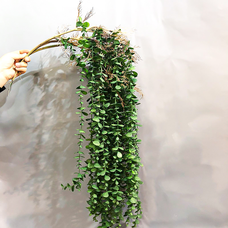 Rattan Plant Basket - 104 cm gefälschte Eukalyptus Rattan künstliche