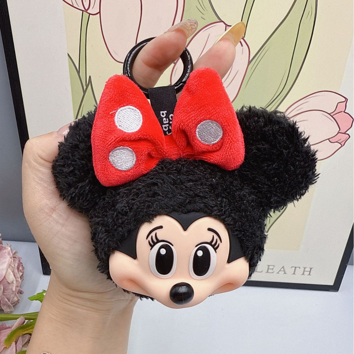 Home Decor Ideas - Mickey Minnie Plüschpuppe Schlüsselanhänger Niedliche Vinylfigur