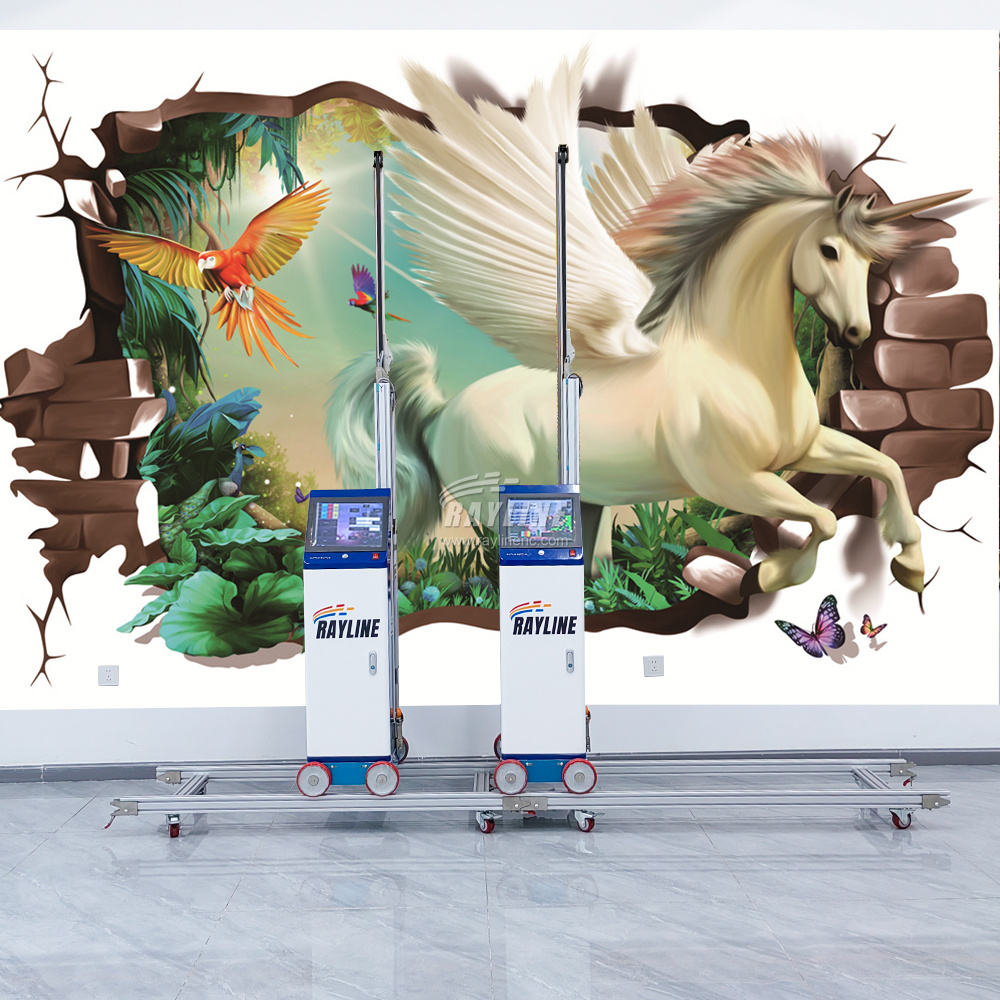 Home Decor Ai Free - KI-gesteuerter 4K Inkjet-Wanddrucker mit Lackierung, 9600
