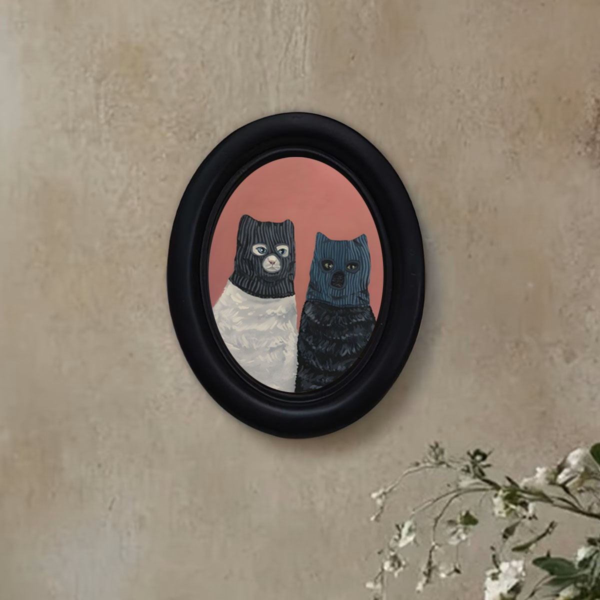Home Decor Quirky - 1 Stück Ausgefallene Diebkatzen-Wanddekoration, Lustige Katze