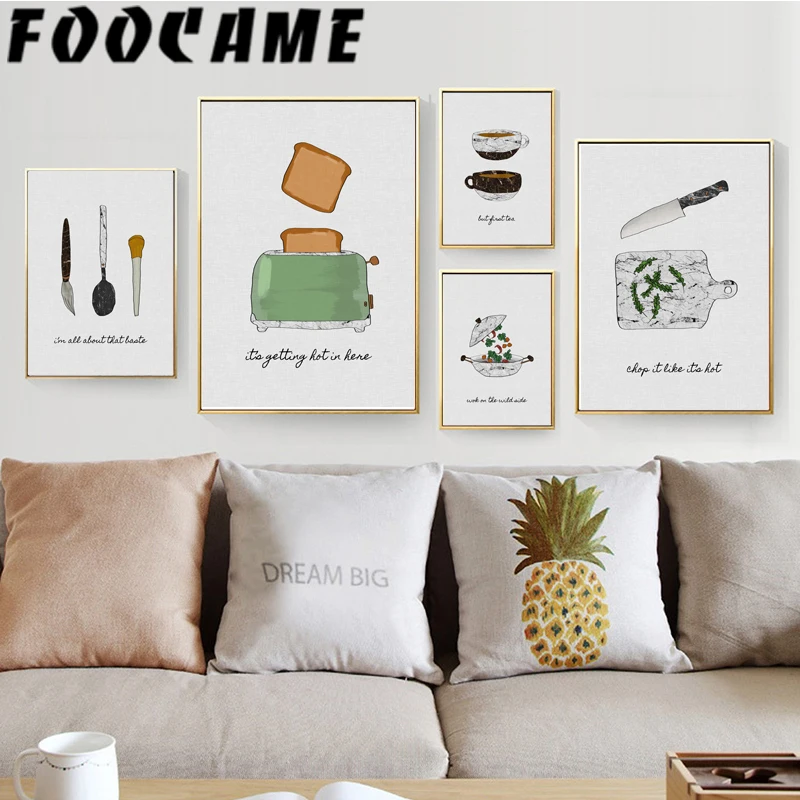 Home Decor Pt - Kuchen Süße Küche Poster Nordische Kunst