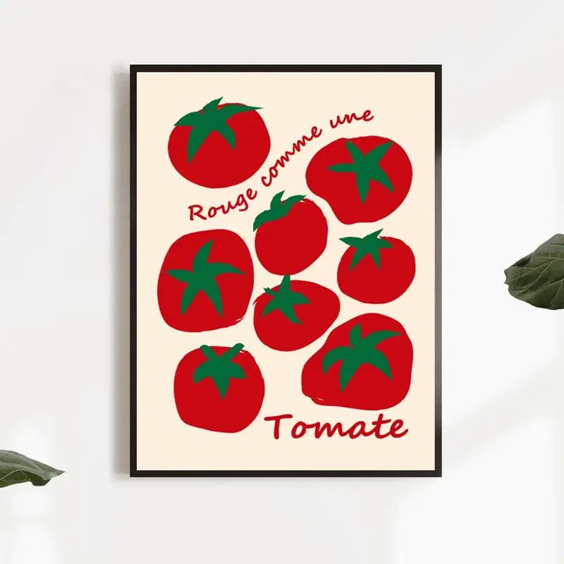 Moderne bunte rote Tomaten Wan – Home Decor On Wall Bewertung und Preis