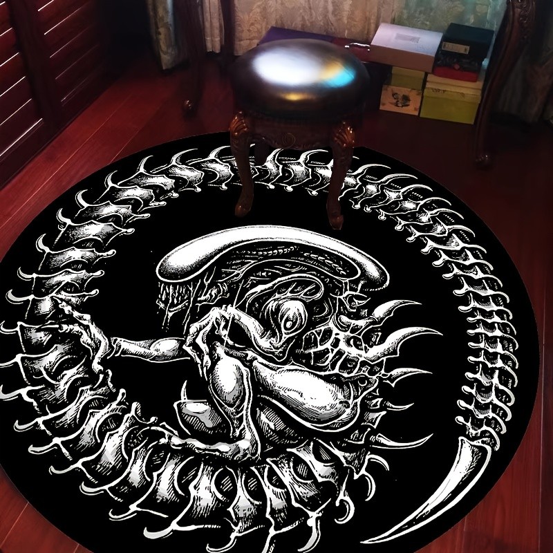 Runder Alien Xenomorph Teppich – Home Decor Trend 2026 Bewertung und Preis