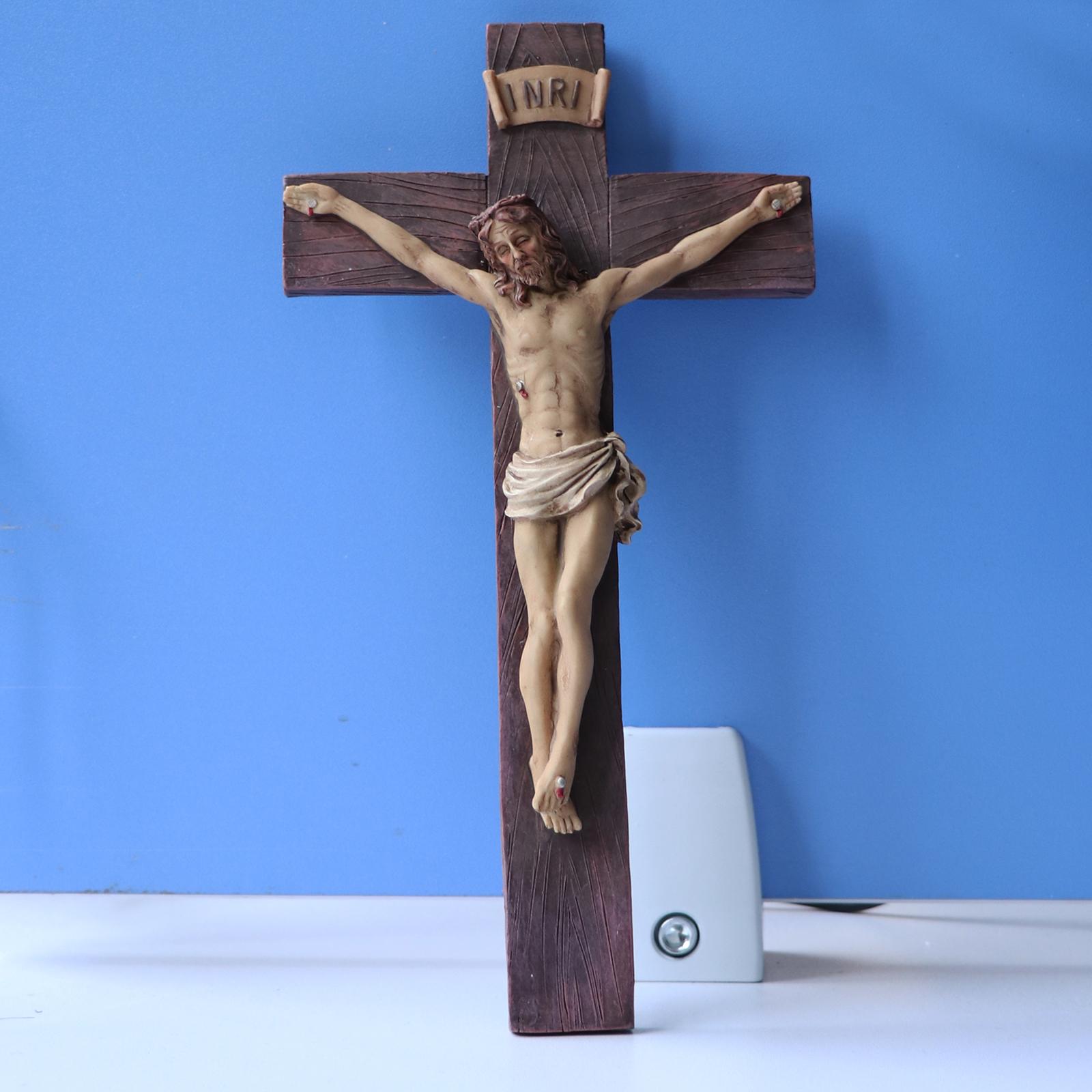 Kruzifix aus Kunstharz, Jesus  – Home Decor Quirky Bewertung und Preis
