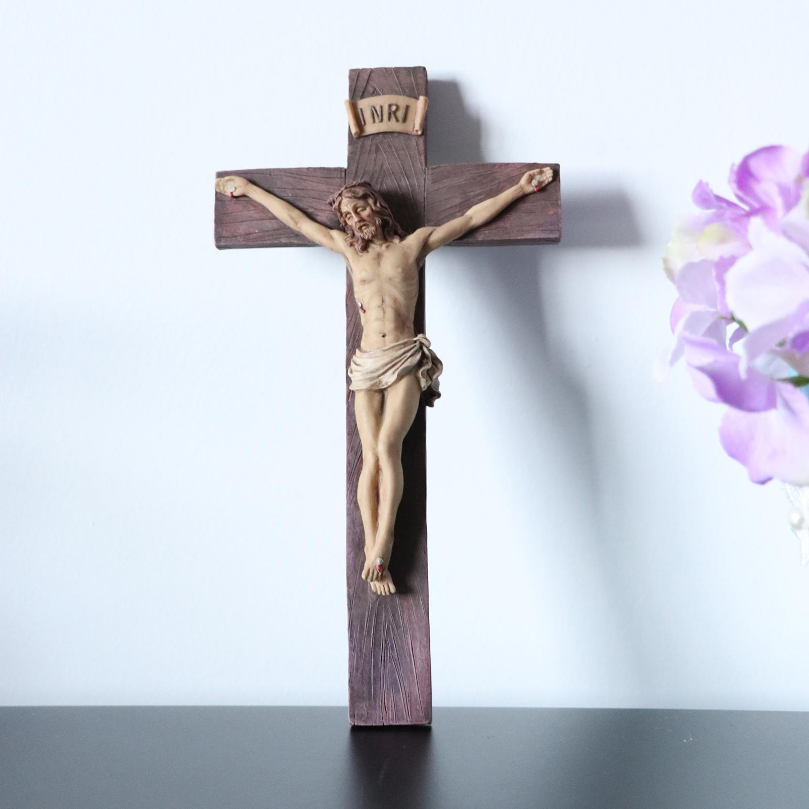 Kruzifix aus Kunstharz, Jesus  – Home Decor Quirky Bewertung und Preis
