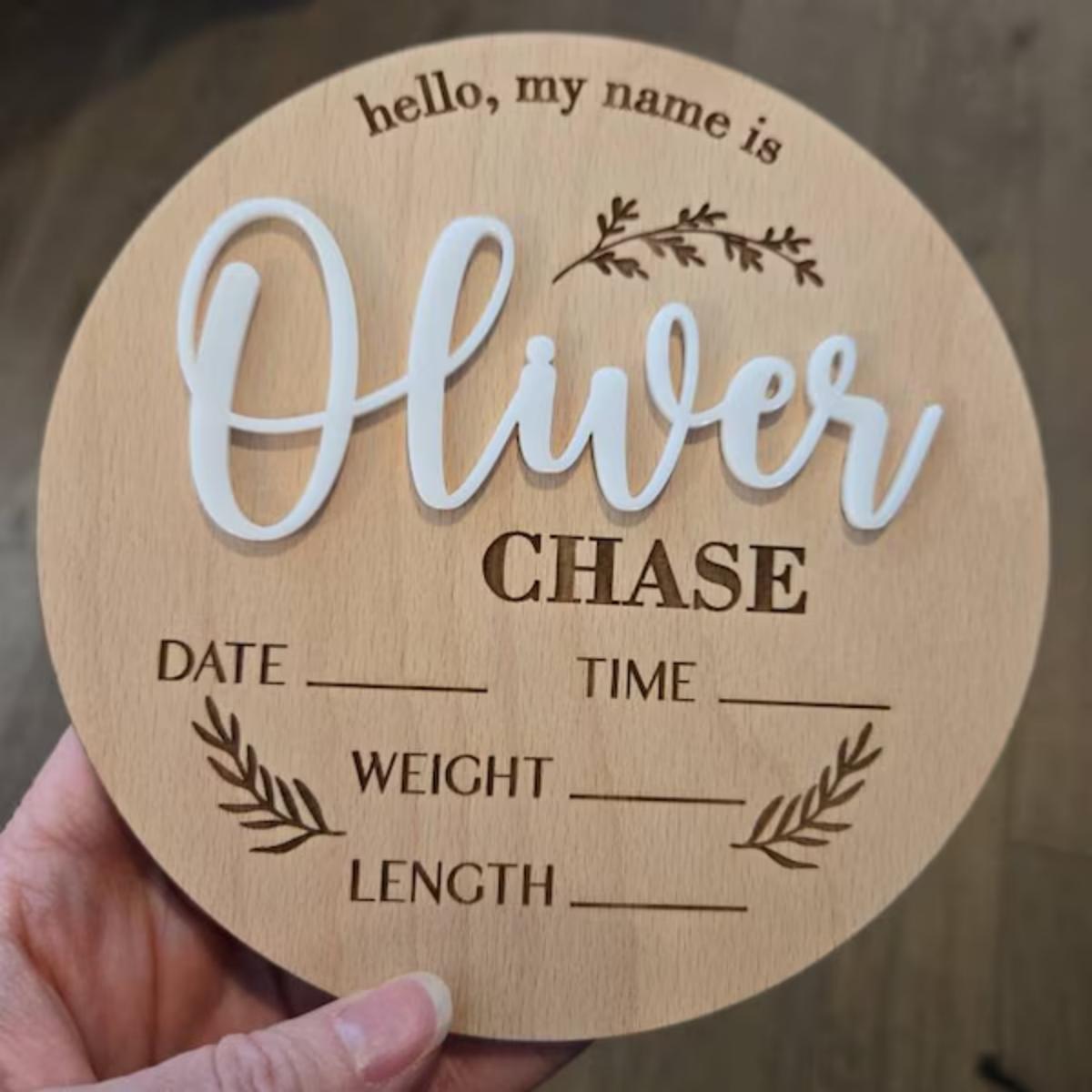 1 Stück personalisiertes Baby- – Home Decor For Wedding Bewertung und Preis