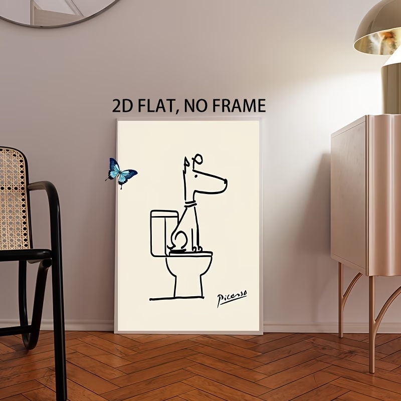 Moderne, retro-freudige Hundet – Home Decor On Wall Bewertung und Preis