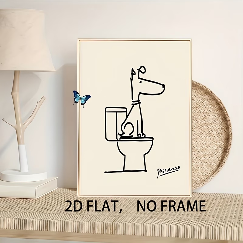 Moderne, retro-freudige Hundet – Home Decor On Wall Bewertung und Preis