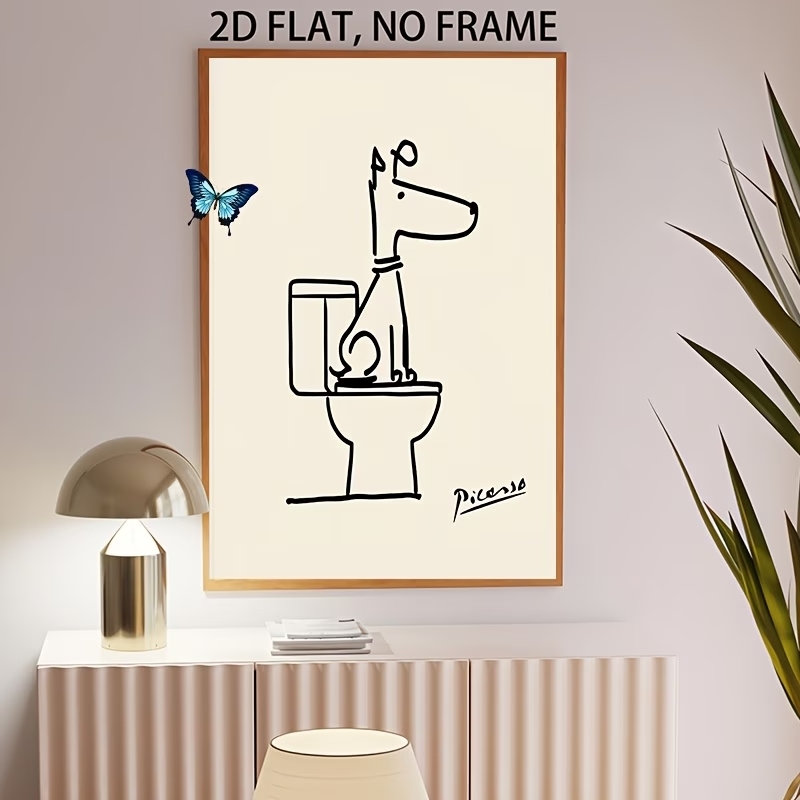 Moderne, retro-freudige Hundet – Home Decor On Wall Bewertung und Preis