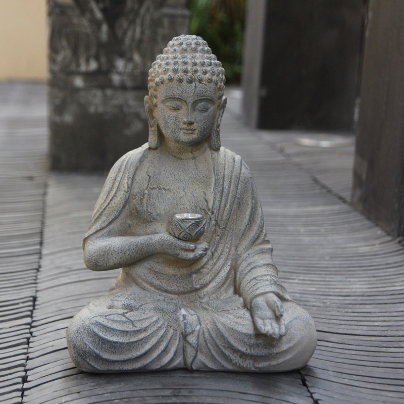 Harz Solar Buddha Statue Skulp – Home Decor Quirky Bewertung und Preis