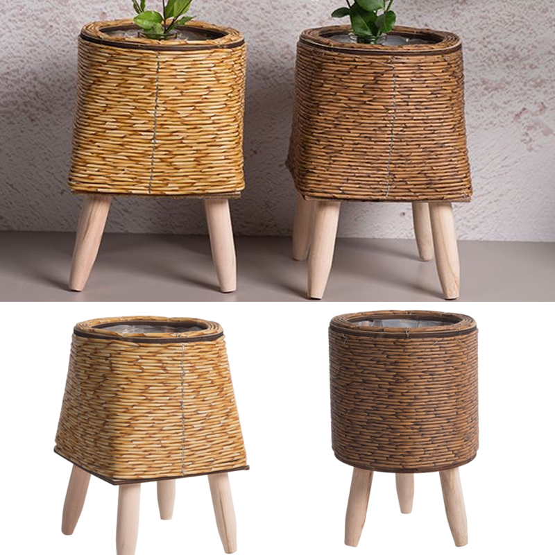 Nachahmung Rattan gewebt Blume – Rattan Plant Basket Bewertung und Preis
