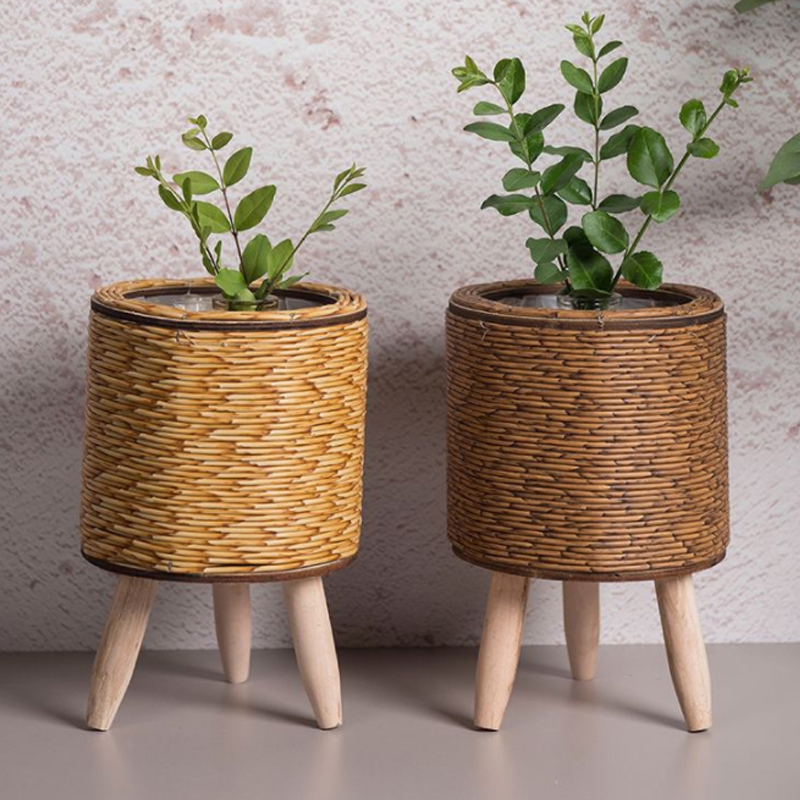 Nachahmung Rattan gewebt Blume – Rattan Plant Basket Bewertung und Preis