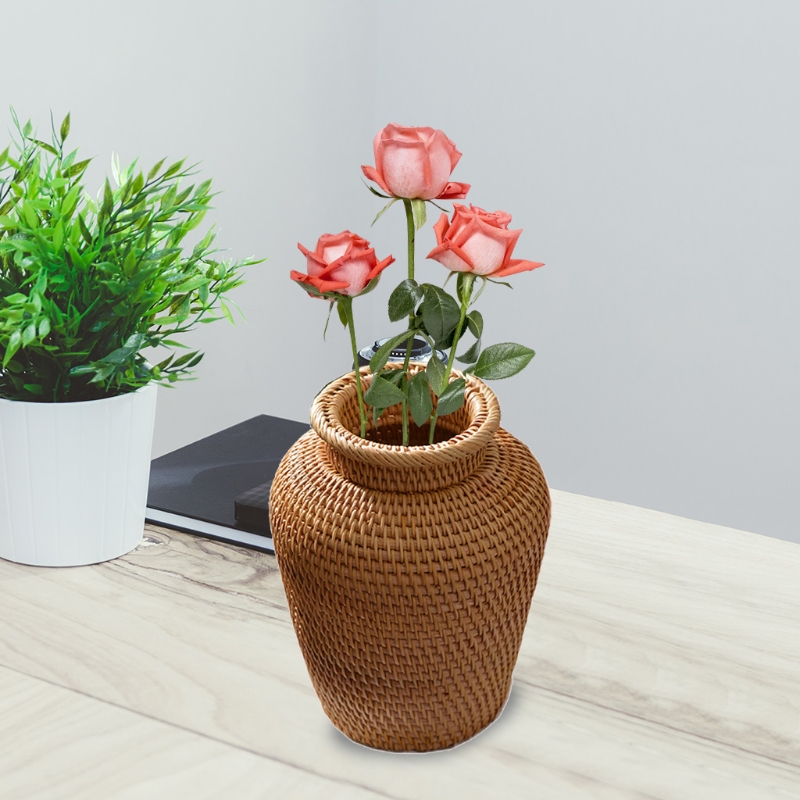 Für Wohnraumdekoration, Raum-O – Rattan Plant Basket Bewertung und Preis