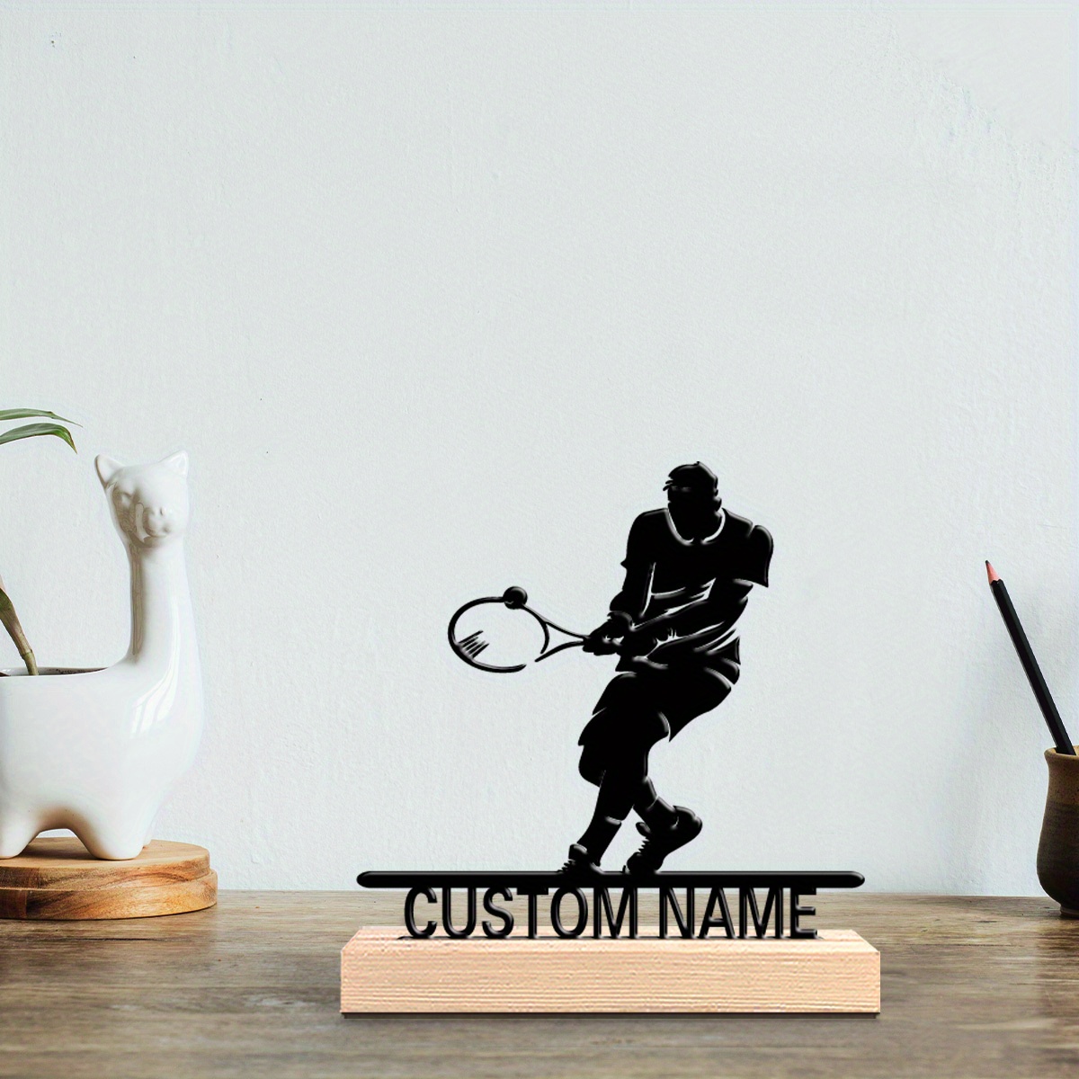 Personalisierte Tennisspieler- – Home Decor Quirky Bewertung und Preis