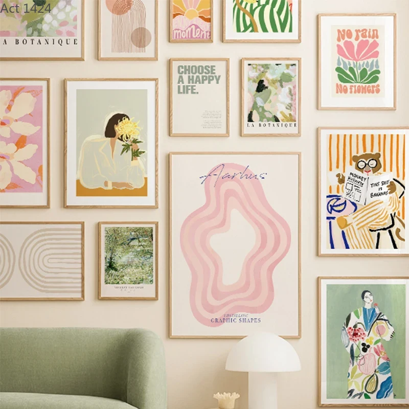Bär Abstrakte Linien Regenboge – Home Decor Pt Bewertung und Preis