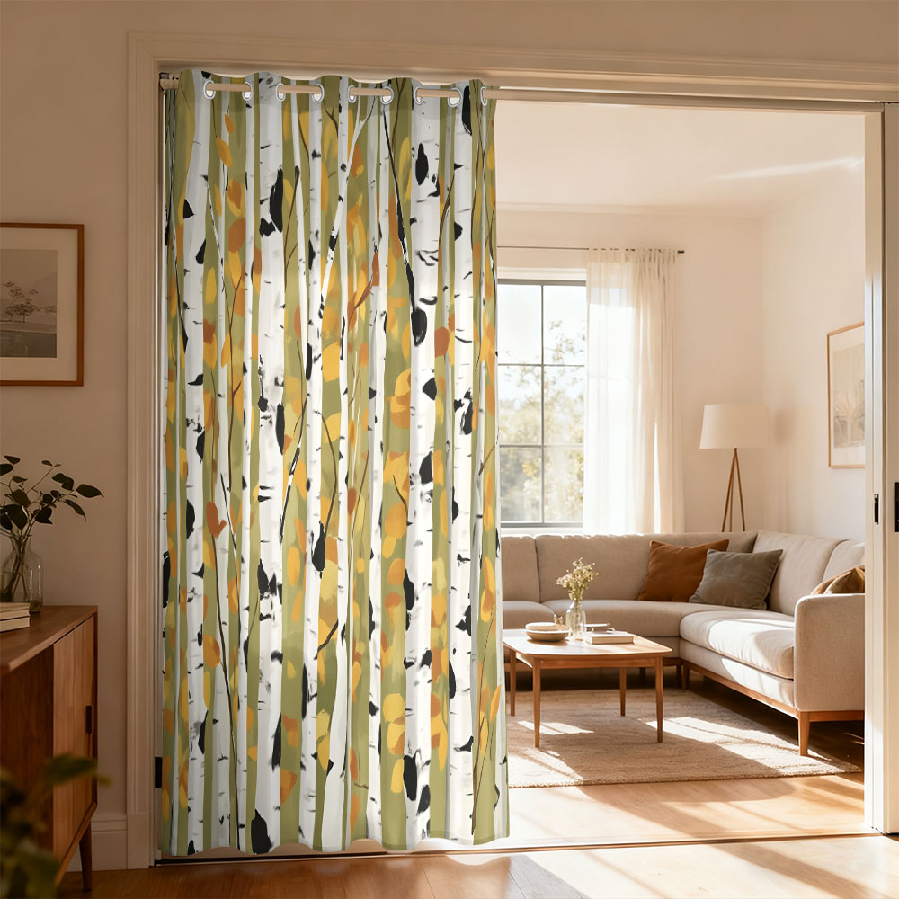 1 Stück Vorhang mit Herbst-Bir – Home Decor Curtains Bewertung und Preis