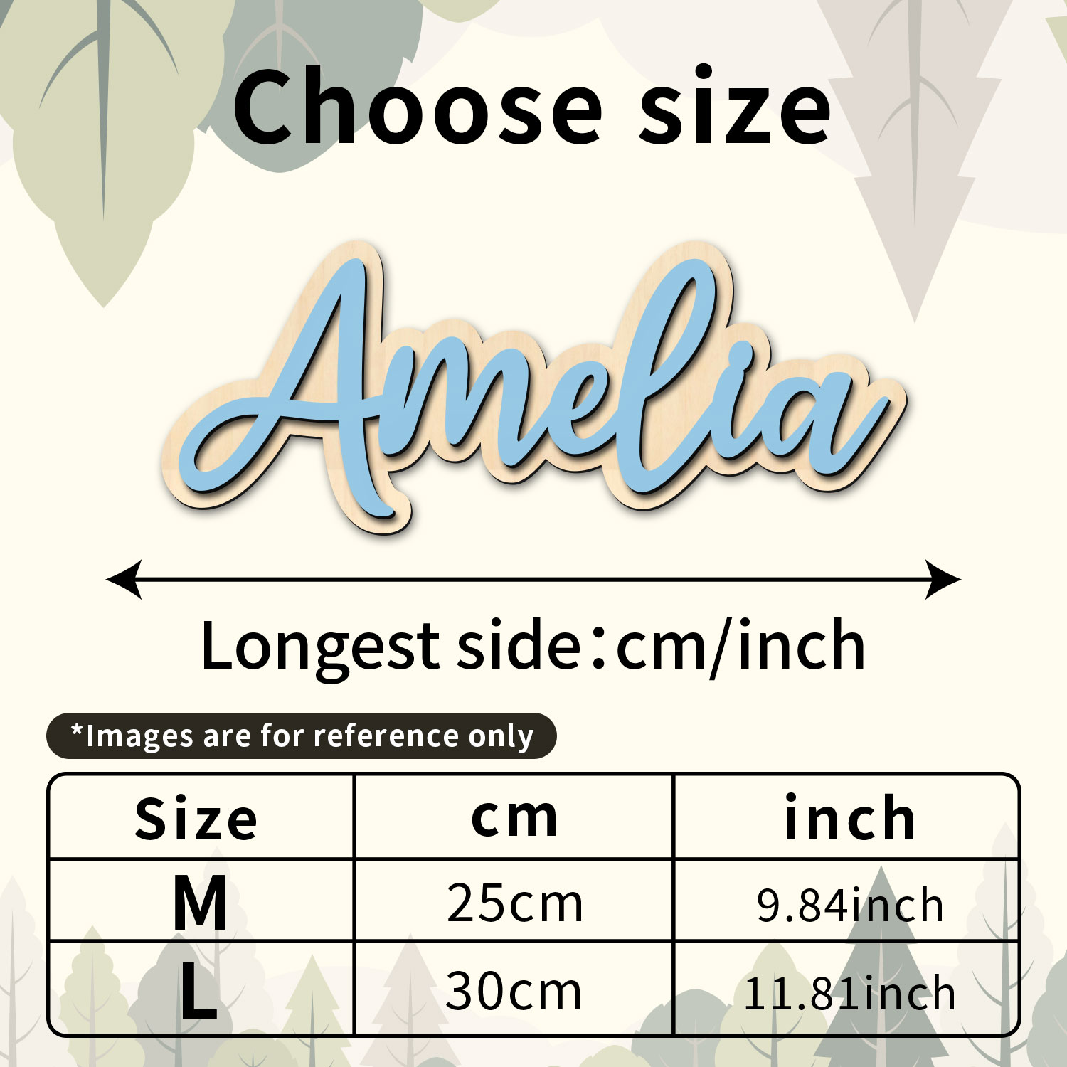 1 Stück Personalisierte Holz-N – Home Decor For Wedding Bewertung und Preis